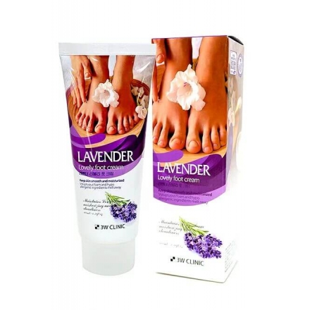 3W Clinic Lavender Lovely Foot Cream - Крем для ног