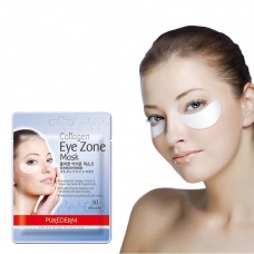 Коллагеновые патчи для области вокруг глаз Purederm Collagen Eye Zone Mask 