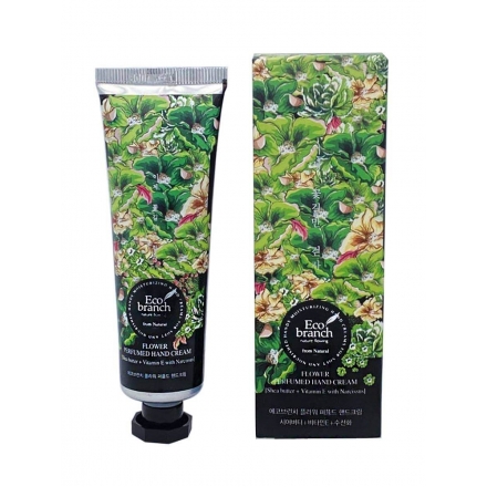Eco Branch Крем для рук Flower Perfumed Hand Cream Shea Butter With Narcissus 