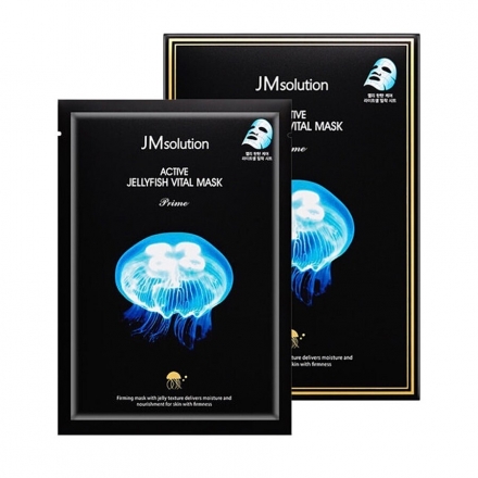 JM SOLUTION ACTIVE JELLYFISH VITAL MASK PRIME Ультратонкая тканевая маска с экстрактом медузы