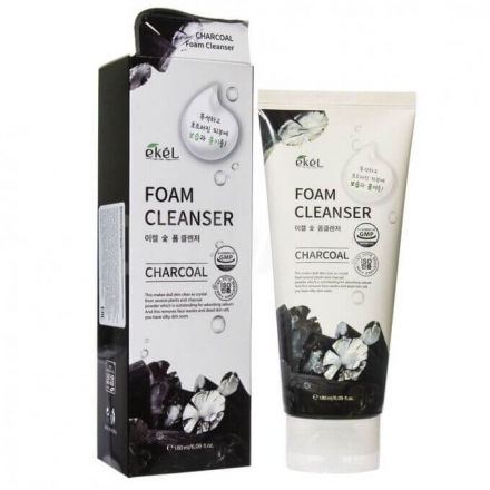 Ekel Charcoal Foam Cleanser Пенка для умывания с древесным углем 