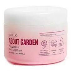 Крем осветляющий для лица с календулой Dr.Cellio About Garden Calendula White Cream Whitening & Anti-Wrinkle 