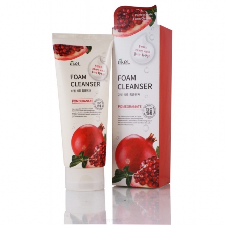 Ekel Pomegranate Foam Cleanser/Пенка для умывания с экстрактом граната для эластичности кожи