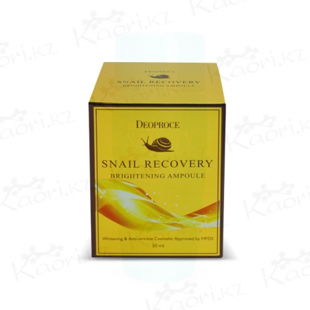 Deoproce Snail Recovery Brightening Ampoule Улиточная сыворотка 