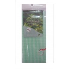 Мочалка для тела с зеленым чаем Made in KOREA
