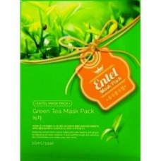 Entel Green Tea Mask Pack/Маска для лица с экстрактом зеленого чая успокаивающая