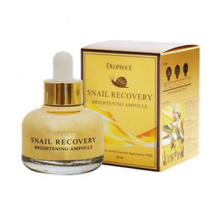 Deoproce Snail Recovery Brightening Ampoule Улиточная сыворотка 